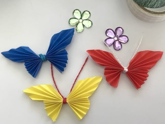 inspiracao de borboleta simples em papel