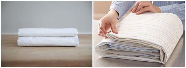 2 dicas de como dobrar lencol