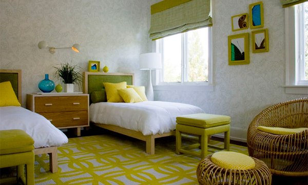 11 decoracao de quarto com verde limao e amarelo