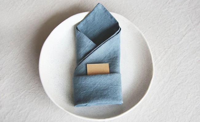 13 ideia para dobrar guardanapo de tecido