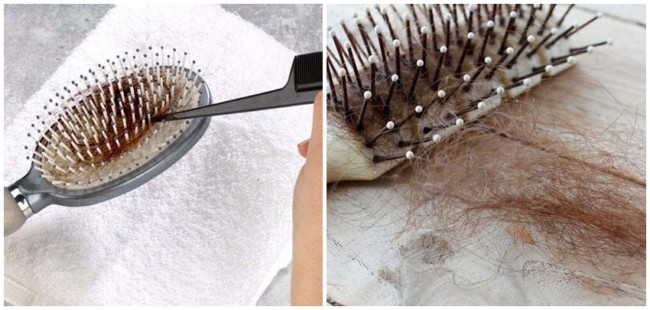 1 passo a passo para limpar escova de cabelo