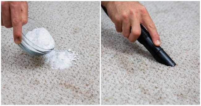 2 como limpar carpete com bicarbonato de sodio