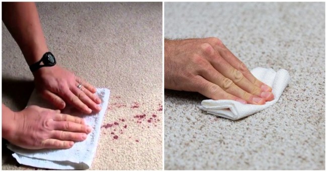 4 como limpar mancha de vinho de carpete