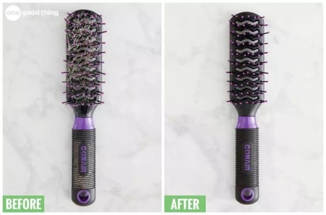 6 passo a passo para limpar escova de cabelo