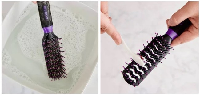 7 como limpar escova de cabelo com bicarbonato de sodio