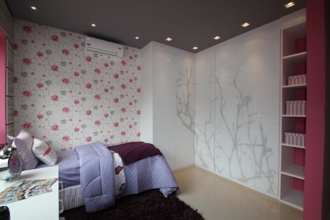 decoracao quarto de solteiro quarto feminino com papel de parede floral giuseppecafa 23781 proportional height cover medium