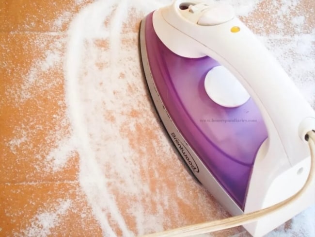 3 como limpar ferro de passar com sal
