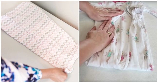 3 dicas para dobrar roupa de bebe