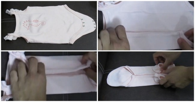 9 dicas para dobrar body de bebe