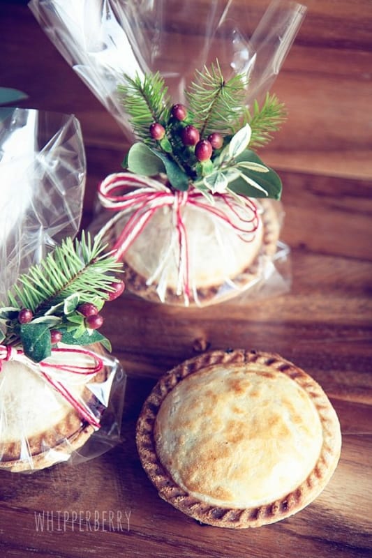 13 embalagem simples com tema natalino para tortinhas