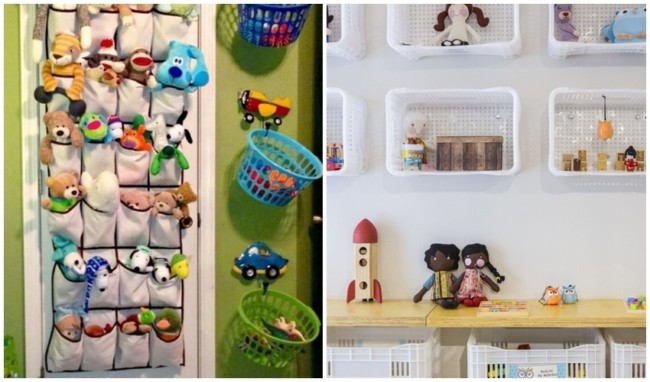 19 ideais simples e baratas para organizar brinquedos