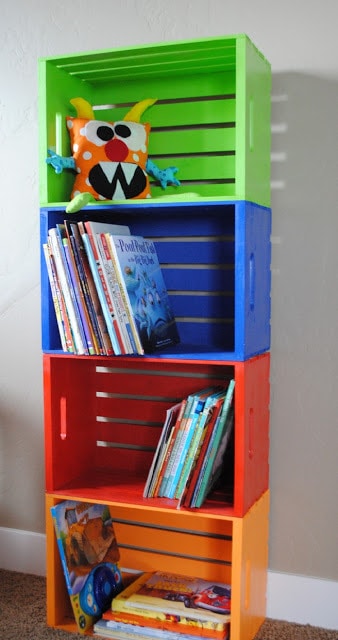 19 porta livros simples e colorido