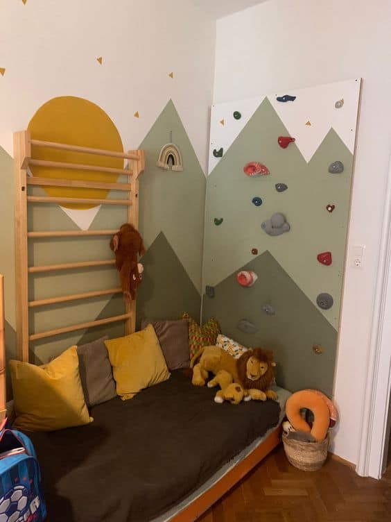 19 quarto infantil com cama sem cabeceira