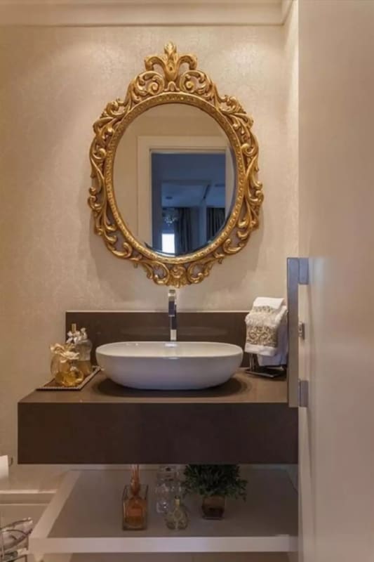 22 banheiro com espelho vintage 1