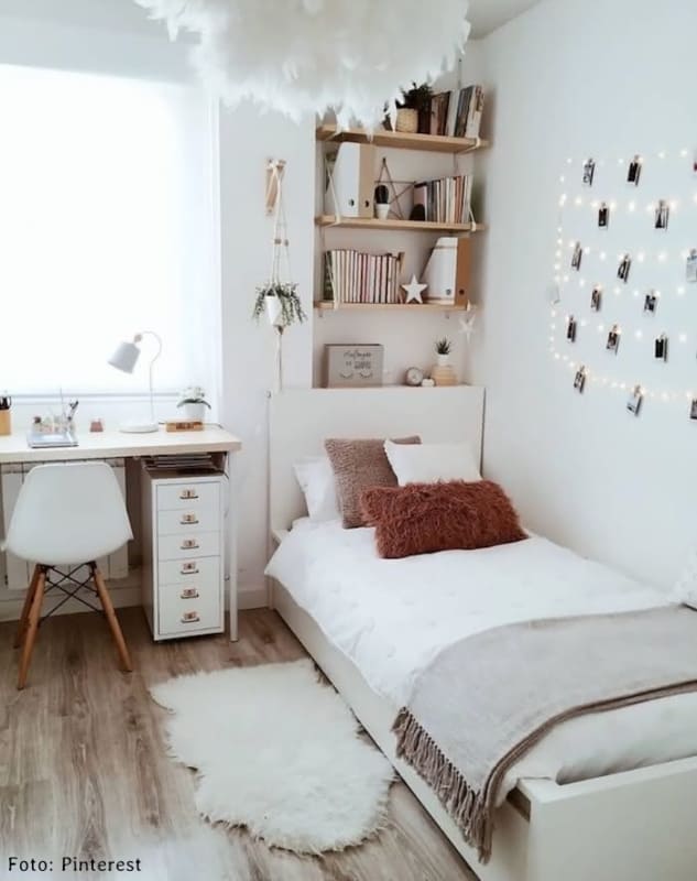 3 decoracao simples de quarto feminino branco