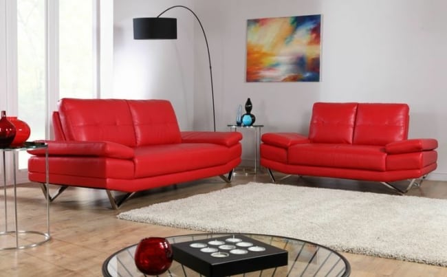 791f2dd61f55450f959ef1a725fffe12 red leather sofas modern loft