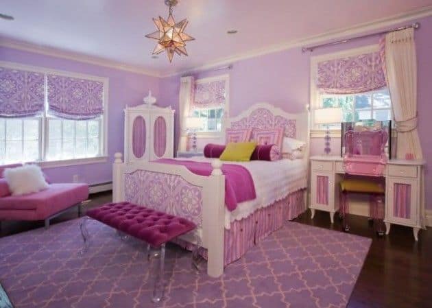 quarto lilás