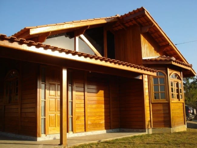 11 casa em madeira simples Dynamica Construcoes