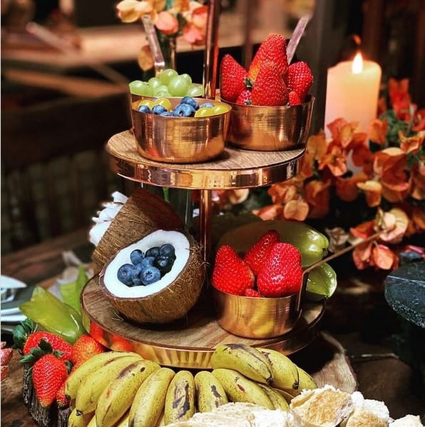 19 mesa de frutas rustica pra ano novo Pinterest