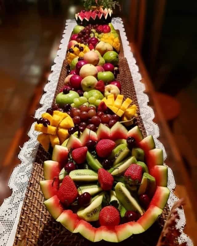 21 mesa com frutas para natal Samantha Kleis