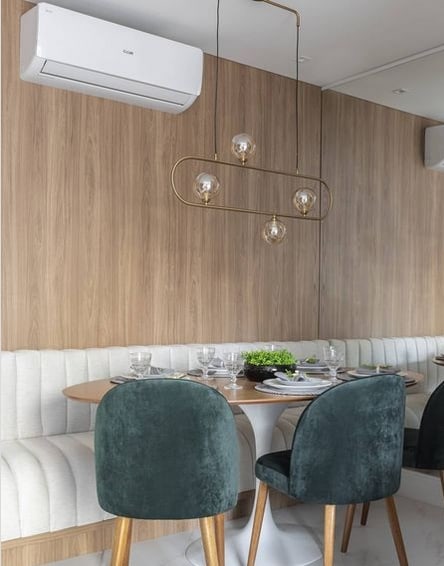 24 sala de jantar com cadeiras de veludo @priscilladattilio arquitetura