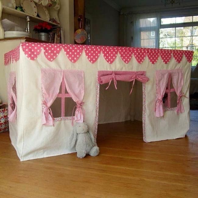 45 cabana simples infantil com apoio em mesa Pinterest