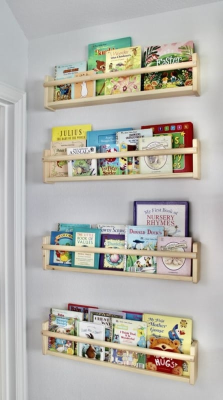 51 prateleira de madeira para livros infantil Pinterest
