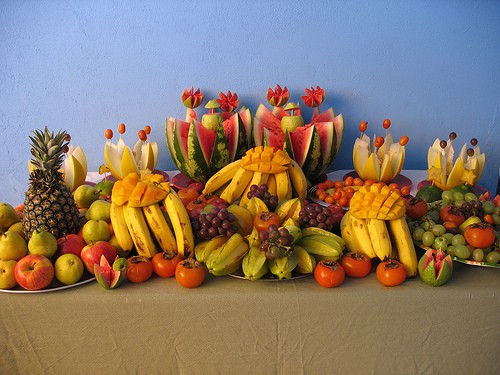 62 mesa simple de frutas para churrasco Pinterest