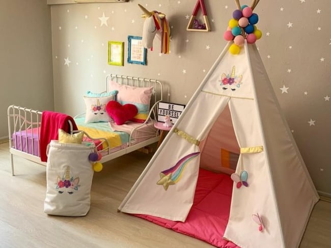 8 cabana infantil de unicornio Pinterest