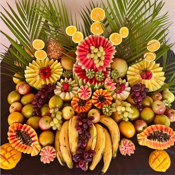 9 decoracao de mesa com frutas simples Alan Rafael