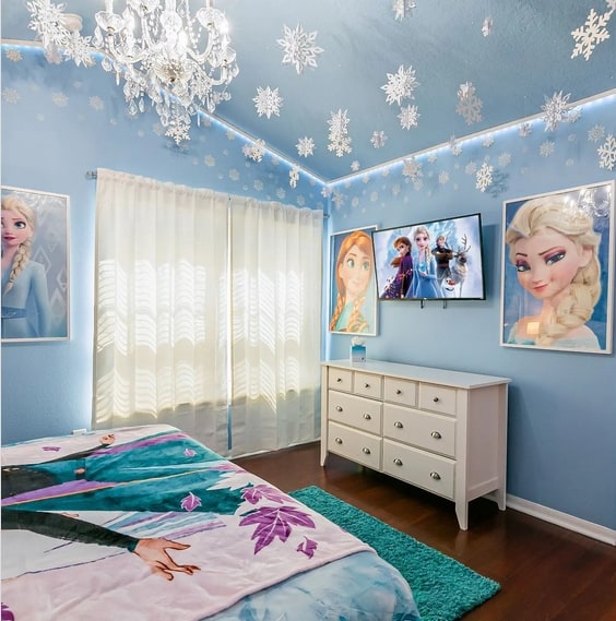 12 decoracao criativa para quarto Frozen @disneyhome181