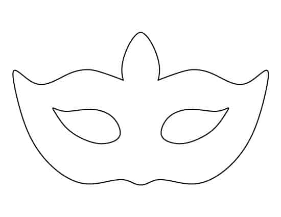 2 modelo de mascara de carnaval para imprimir Pinterest