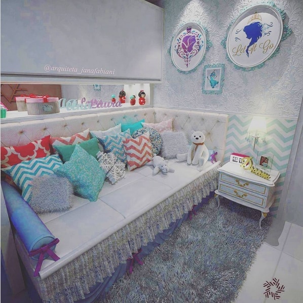 22 decoracao moderna e de luxo para quarto Frozen @arquiteta janafabiani