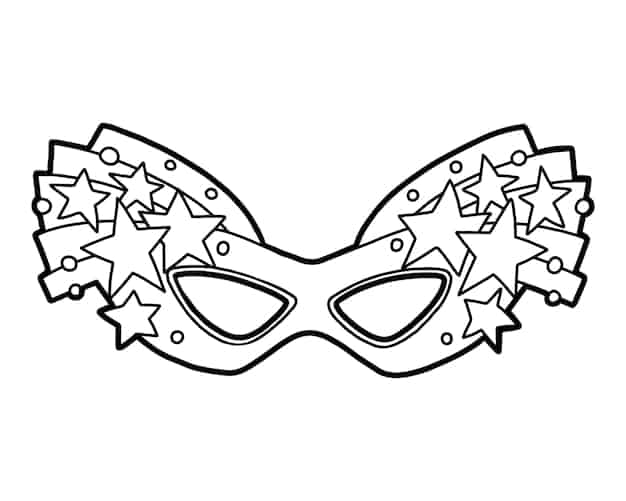 30 molde de mascara infantil para carnaval Pinterest