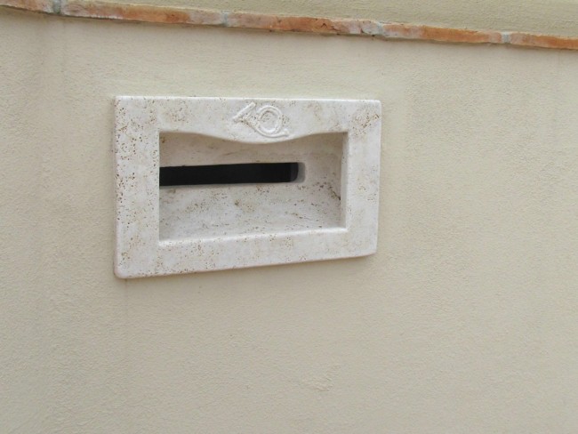 41 muro com caixa de correio de pedra Pinterest
