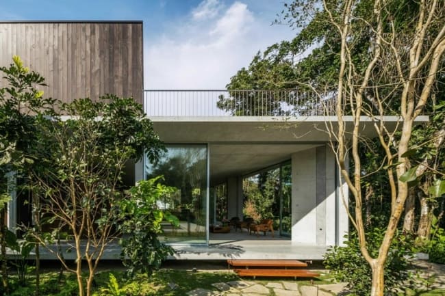11 casa moderna com laje sem telhado ArchDaily Brasil