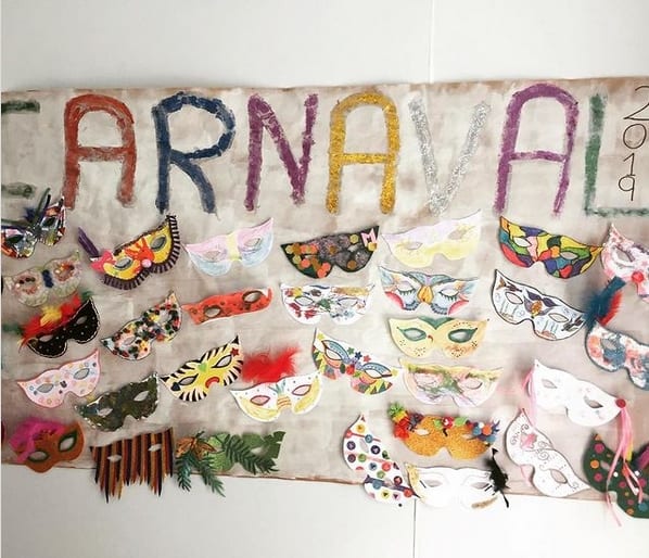 15 mural criativo de carnaval para escola @el barquito