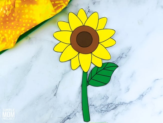 16 artesanato simples com flor de girassol Simple Mom Project