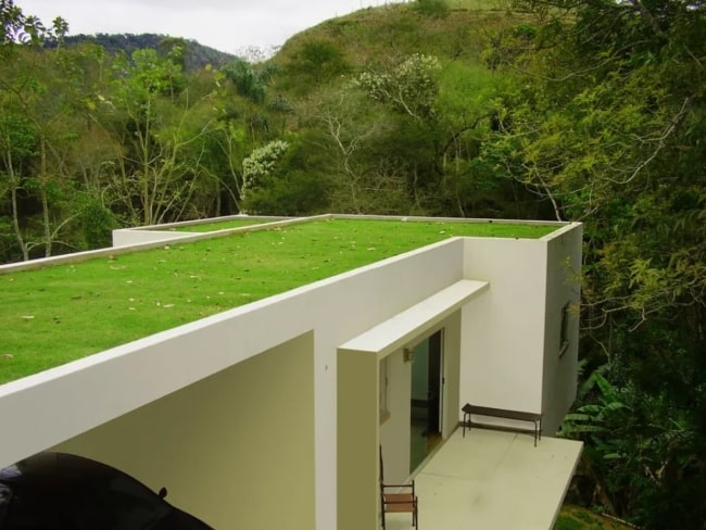 16 casa com telhado verde Revista Base Cientifica
