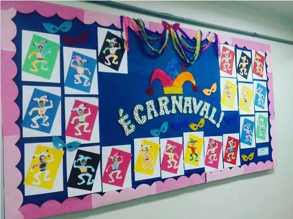 19 mural de carnaval criativo e personalizado @castelo pedagogico