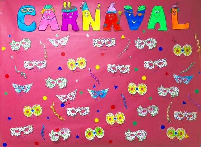 20 modelo de painel de carnaval para escola Pinterest