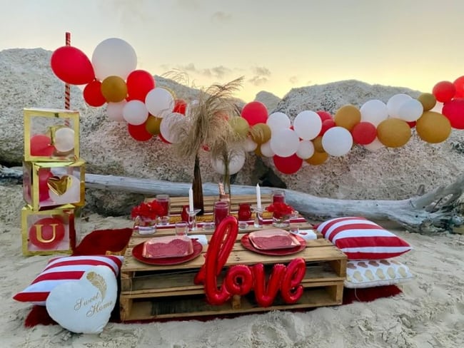 22 decoracao de luau na praia para casal Pinterest