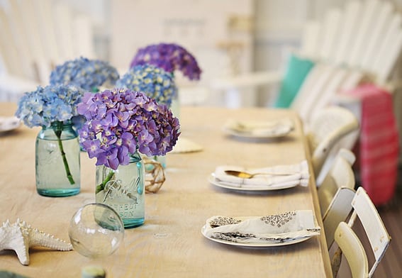 28 mesa decorada com flores de inverno Pinterest