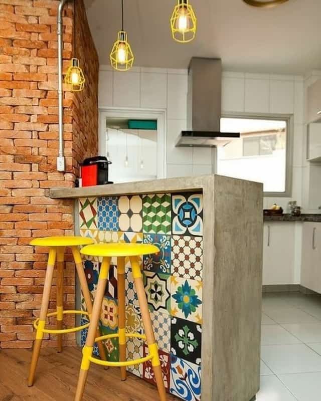 30 cozinha com balcao de concreto Pinterest