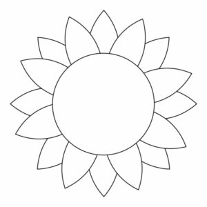 Molde de girassol para imprimir GRÁTIS: +25 ideias para fazer!