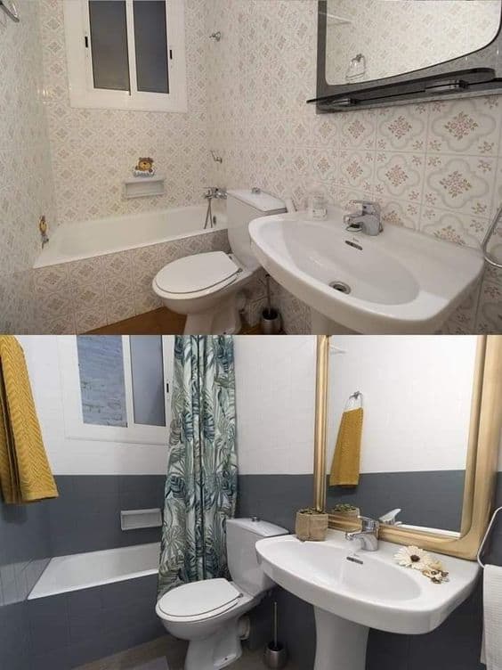 banheiro pequeno reformado 
