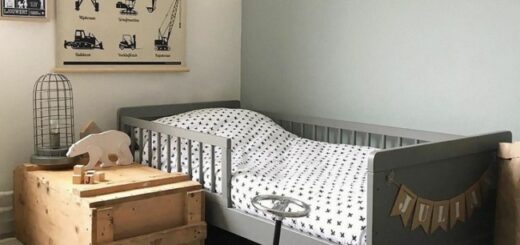 lindo quarto retro para bebes
