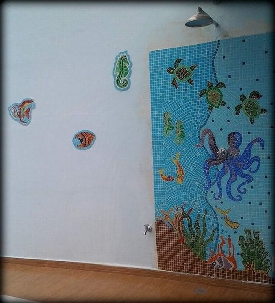 19 parede com mosaico de pastilhas Mosaicos Monica
