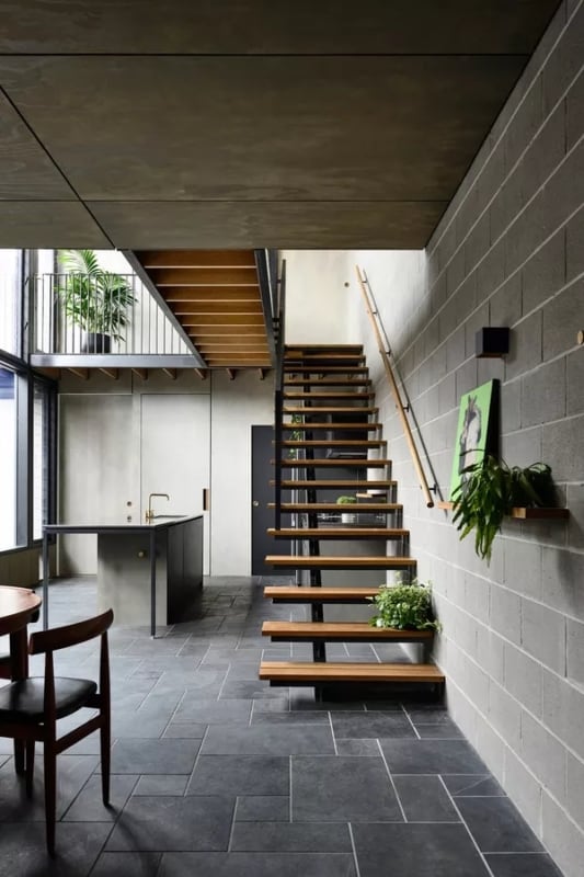 14 projeto moderno com piso de ardosia Casa Vogue