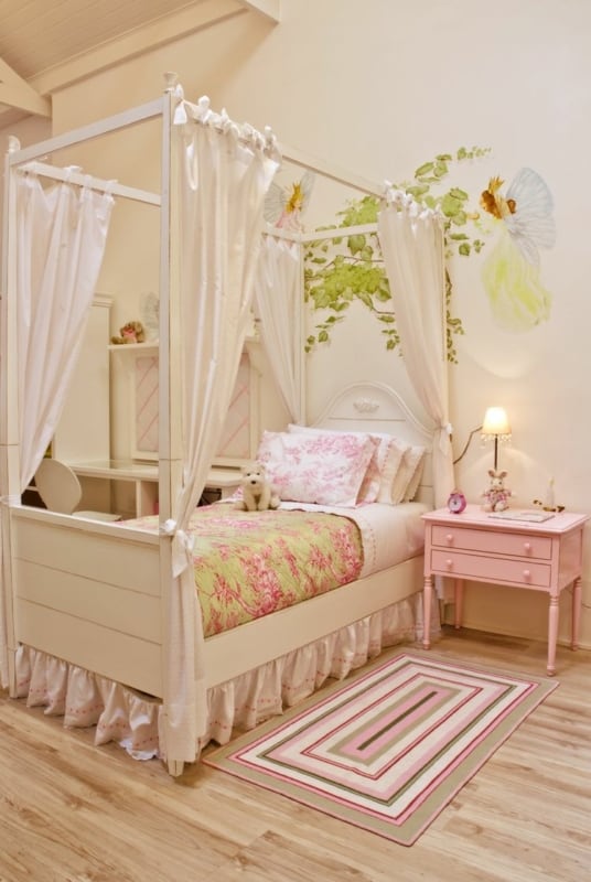 15 cama infantil com dossel Pinterest
